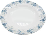 Servewell Melamine Round Soup Serving Plate - 23CM - White&Blue - Al Kabayel Discount CentreServewell Melamine Round Soup Serving Plate - 23CM - White&BluePlatesSERVEWELLAl Kabayel Discount Centre