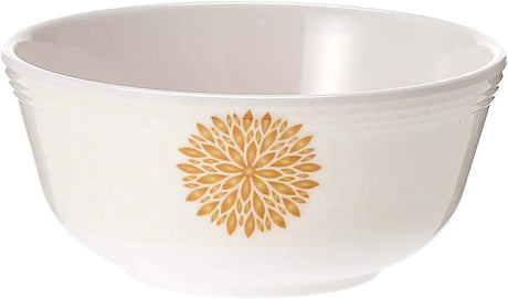 Servewell Melamine Small Bowl Katori Golden Leaves - 9.5CM - White&Golden - Al Kabayel Discount CentreServewell Melamine Small Bowl Katori Golden Leaves - 9.5CM - White&GoldenBowlsSERVEWELLAl Kabayel Discount Centre