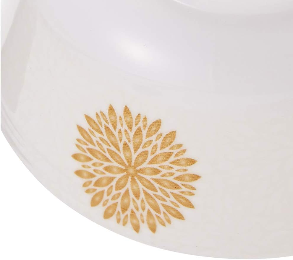Servewell Melamine Soup,Rice Bowl Golden Leaves - 11.5CM - White&Golden - Al Kabayel Discount CentreServewell Melamine Soup,Rice Bowl Golden Leaves - 11.5CM - White&GoldenBowlsSERVEWELLAl Kabayel Discount Centre