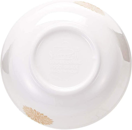 Servewell Melamine Soup,Rice Bowl Golden Leaves - 11.5CM - White&Golden - Al Kabayel Discount CentreServewell Melamine Soup,Rice Bowl Golden Leaves - 11.5CM - White&GoldenBowlsSERVEWELLAl Kabayel Discount Centre