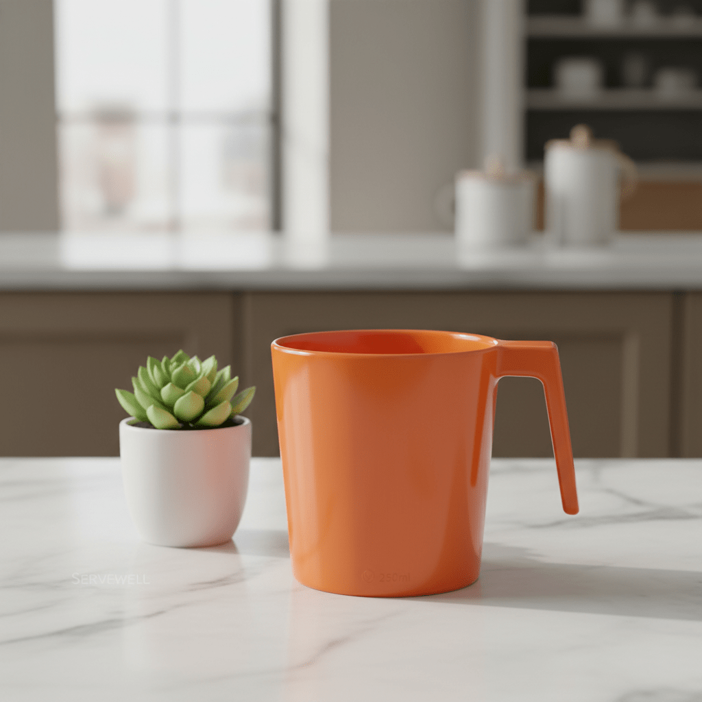 Servewell Orange Melamine Mug – 250ml - Al Kabayel Discount CentreServewell Orange Melamine Mug – 250mlMugsSERVEWELLAl Kabayel Discount Centre