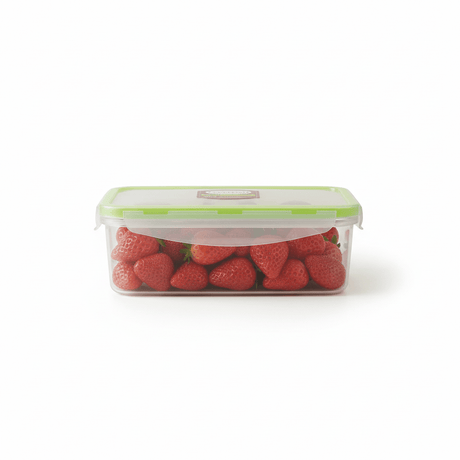 Servewell Plastic Rectangular Food Container With Lid 1000ml - Green&White - Al Kabayel Discount CentreServewell Plastic Rectangular Food Container With Lid 1000ml - Green&WhiteFood ContainersSERVEWELLAl Kabayel Discount Centre