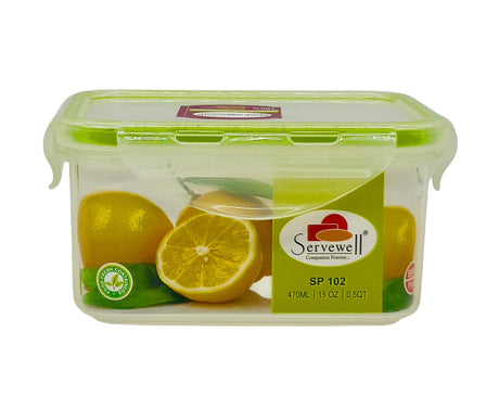 SERVEWELL Rectangular Food Container 470ml - Al Kabayel Discount CentreSERVEWELL Rectangular Food Container 470mlFood ContainersSERVEWELLAl Kabayel Discount Centre