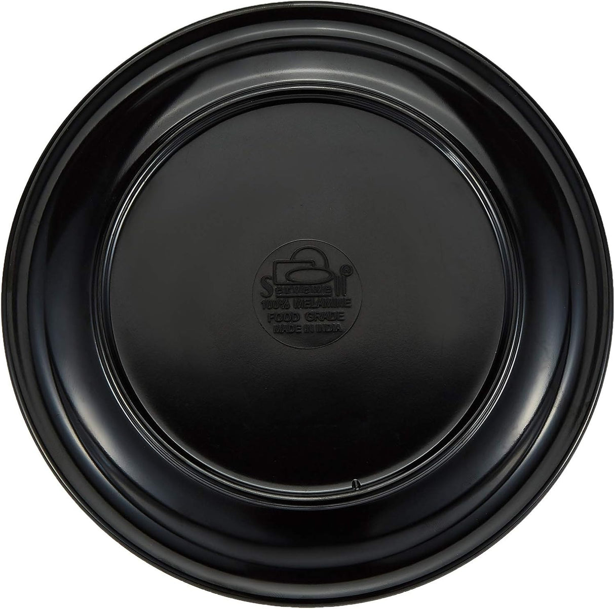 Servewell Round Melamine Small Serving Plate - 19CM - Black - Al Kabayel Discount CentreServewell Round Melamine Small Serving Plate - 19CM - BlackPlatesSERVEWELLAl Kabayel Discount Centre