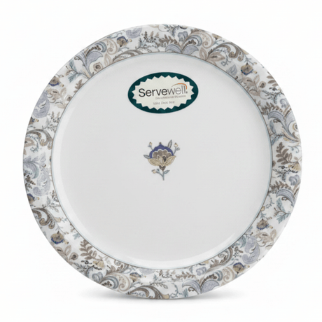 Servewell Round White Melamine Plate with Floral Design | 19 cm - Al Kabayel Discount CentreServewell Round White Melamine Plate with Floral Design | 19 cmPlatesSERVEWEREAl Kabayel Discount Centre