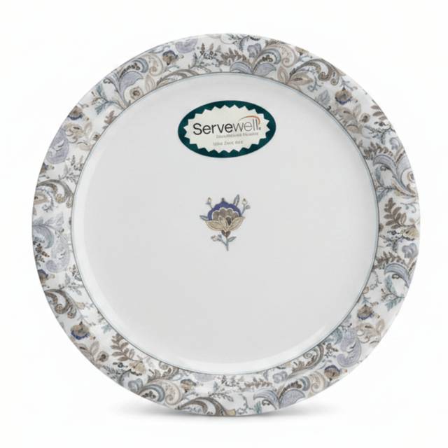 Servewell Round White Melamine Plate with Floral Design | 19 cm - Al Kabayel Discount CentreServewell Round White Melamine Plate with Floral Design | 19 cmPlatesSERVEWEREAl Kabayel Discount Centre