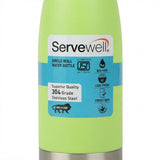 Servewell Stainless Steel Water Bottle - 750ml - Light Green / Peach / Light Blue - Al Kabayel Discount CentreServewell Stainless Steel Water Bottle - 750ml - Light Green / Peach / Light BlueWater BottlesSERVEWELLAl Kabayel Discount Centre
