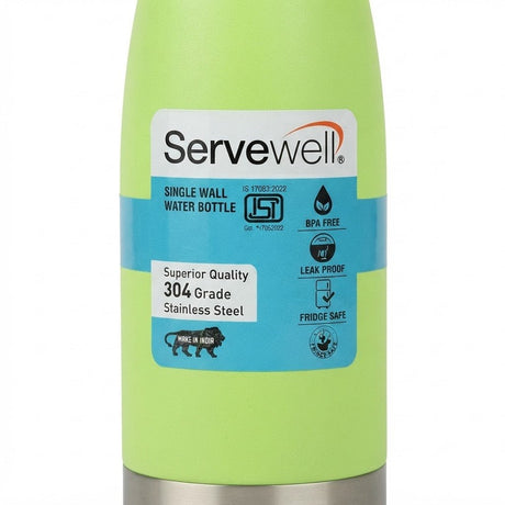 Servewell Stainless Steel Water Bottle - 750ml - Light Green / Peach / Light Blue - Al Kabayel Discount CentreServewell Stainless Steel Water Bottle - 750ml - Light Green / Peach / Light BlueWater BottlesSERVEWELLAl Kabayel Discount Centre