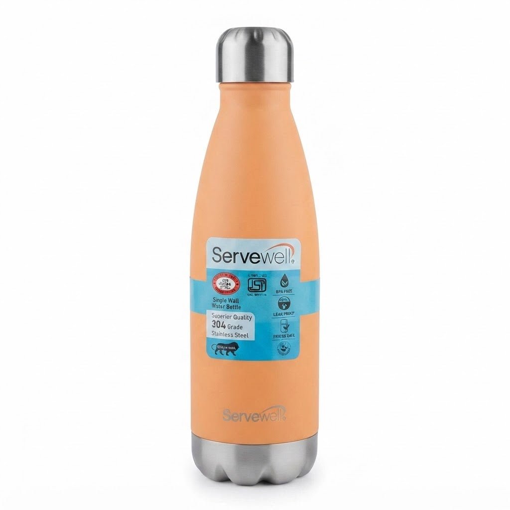 Servewell Stainless Steel Water Bottle - 750ml - Light Green / Peach / Light Blue - Al Kabayel Discount CentreServewell Stainless Steel Water Bottle - 750ml - Light Green / Peach / Light BlueWater BottlesSERVEWELLAl Kabayel Discount Centre