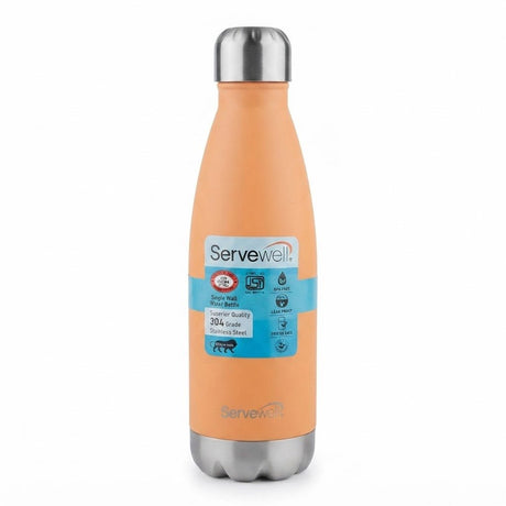 Servewell Stainless Steel Water Bottle - 750ml - Light Green / Peach / Light Blue - Al Kabayel Discount CentreServewell Stainless Steel Water Bottle - 750ml - Light Green / Peach / Light BlueWater BottlesSERVEWELLAl Kabayel Discount Centre
