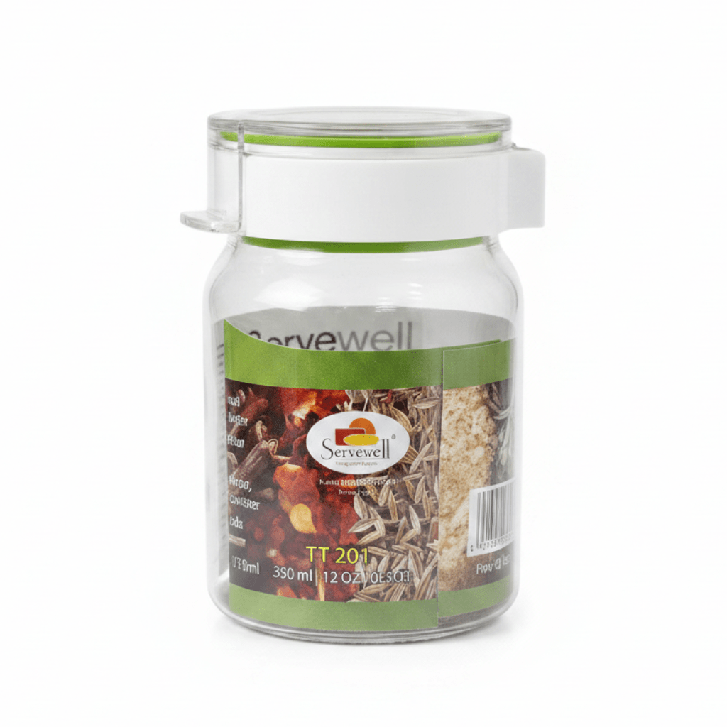 Servewell Tik-Tak Airtight Canister - 350ml Round - Leak-Proof Flip-Lock Lid - Al Kabayel Discount CentreServewell Tik-Tak Airtight Canister - 350ml Round - Leak-Proof Flip-Lock LidJars & Food SaversSERVEWELLAl Kabayel Discount Centre