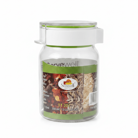 Servewell Tik-Tak Airtight Canister - 350ml Round - Leak-Proof Flip-Lock Lid - Al Kabayel Discount CentreServewell Tik-Tak Airtight Canister - 350ml Round - Leak-Proof Flip-Lock LidJars & Food SaversSERVEWELLAl Kabayel Discount Centre