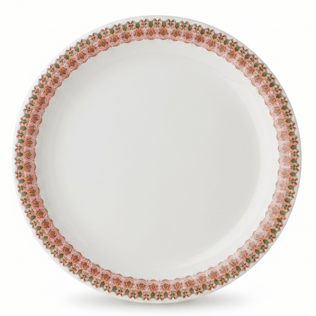 Servewell White Melamine Dinner Plate 19cm| Elegant Floral Border Design - Al Kabayel Discount CentreServewell White Melamine Dinner Plate 19cm| Elegant Floral Border DesignPlatesSERVEWELLAl Kabayel Discount Centre