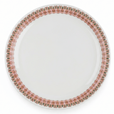 Servewell White Melamine Dinner Plate 28cm | Elegant Floral Border Design - Al Kabayel Discount CentreServewell White Melamine Dinner Plate 28cm | Elegant Floral Border DesignPlatesSERVEWELLAl Kabayel Discount Centre