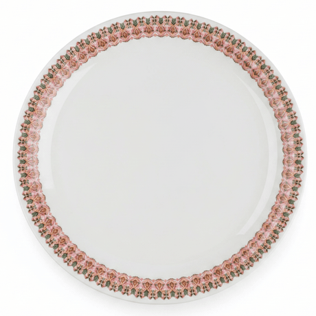Servewell White Melamine Dinner Plate 28cm | Elegant Floral Border Design - Al Kabayel Discount CentreServewell White Melamine Dinner Plate 28cm | Elegant Floral Border DesignPlatesSERVEWELLAl Kabayel Discount Centre