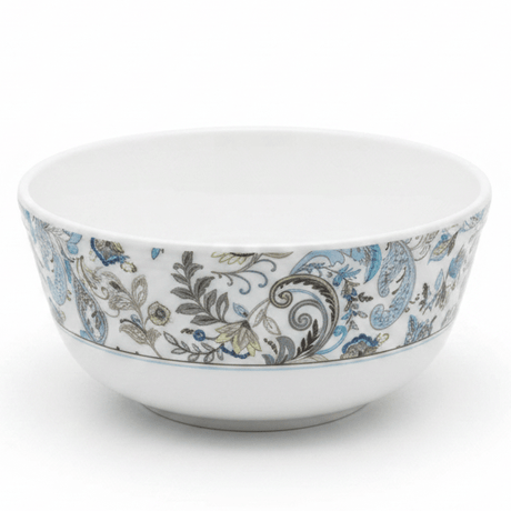 Servewere Elegant White with Floral Design Round Melamine Bowl 11.5 cm Multipurpose Bowl for Serving and Dining - Al Kabayel Discount CentreServewere Elegant White with Floral Design Round Melamine Bowl 11.5 cm Multipurpose Bowl for Serving and DiningBowlsSERVEWEREAl Kabayel Discount Centre