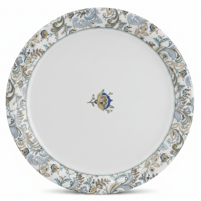 Servewere Elegant White with Floral Design Round Melamine Dinner Plate 28 cm Large Dinner Plate for Family Meals - Al Kabayel Discount CentreServewere Elegant White with Floral Design Round Melamine Dinner Plate 28 cm Large Dinner Plate for Family MealsPlatesSERVEWEREAl Kabayel Discount Centre