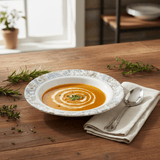 Servewere Elegant White with Floral Design Round Melamine Soup Plate 23 cm Classic Soup Plate for Everyday Use - Al Kabayel Discount CentreServewere Elegant White with Floral Design Round Melamine Soup Plate 23 cm Classic Soup Plate for Everyday UsePlatesSERVEWEREAl Kabayel Discount Centre