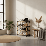 Sewood 4 - Tier Bamboo Shoe Rack Organizer | 66.5 × 27.5 × 51 cm - Al Kabayel Discount CentreSewood 4 - Tier Bamboo Shoe Rack Organizer | 66.5 × 27.5 × 51 cmHome Décor AccentsSEWOODAl Kabayel Discount Centre
