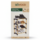 Sewood 4 - Tier Bamboo Shoe Rack Organizer | 66.5 × 27.5 × 51 cm - Al Kabayel Discount CentreSewood 4 - Tier Bamboo Shoe Rack Organizer | 66.5 × 27.5 × 51 cmHome Décor AccentsSEWOODAl Kabayel Discount Centre