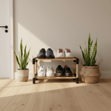 SEWOOD Modular Wood Shoe Rack 2 Tiers | 26×27.5×51 cm - Al Kabayel Discount CentreSEWOOD Modular Wood Shoe Rack 2 Tiers | 26×27.5×51 cmHome Décor AccentsSEWOODAl Kabayel Discount Centre