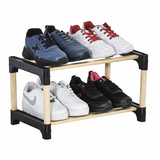 SEWOOD Modular Wood Shoe Rack 2 Tiers | 26×27.5×51 cm - Al Kabayel Discount CentreSEWOOD Modular Wood Shoe Rack 2 Tiers | 26×27.5×51 cmHome Décor AccentsSEWOODAl Kabayel Discount Centre