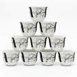 Shallow 12pcs White Ceramic Cawa Cup Set with Black Elegant Artistic Design 80ml Modern Minimal Mini Cups for Coffee Espresso and Tea Serving - Al Kabayel Discount CentreShallow 12pcs White Ceramic Cawa Cup Set with Black Elegant Artistic Design 80ml Modern Minimal Mini Cups for Coffee Espresso and Tea ServingTea SetsSHALLOWAl Kabayel Discount Centre