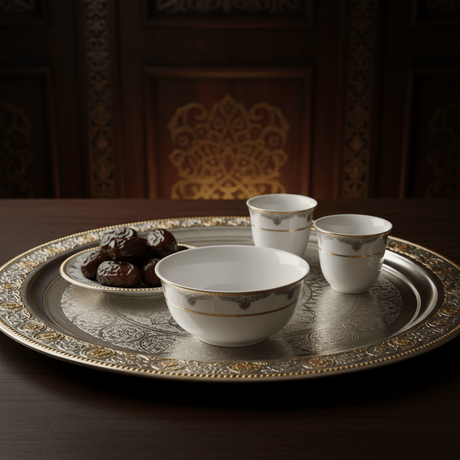 Shallow White Porcelain Soup Bowl with Golden Rim & Floral Design | 4.5 Inch | Premium Tableware - Al Kabayel Discount CentreShallow White Porcelain Soup Bowl with Golden Rim & Floral Design | 4.5 Inch | Premium TablewareBowlsSHALLOWAl Kabayel Discount Centre