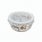 Sheng Jie Round Glass Lunch Box with Dividers – 850ml - Al Kabayel Discount CentreSheng Jie Round Glass Lunch Box with Dividers – 850mlLunch BoxSHENG JIEAl Kabayel Discount Centre