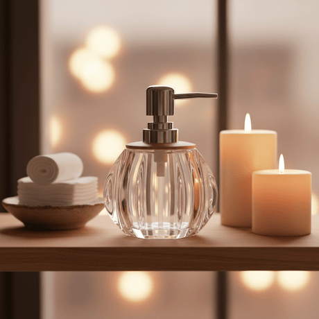 Shengya Crystal-Clear Acrylic Soap Dispenser - 180ml - Al Kabayel Discount CentreShengya Crystal-Clear Acrylic Soap Dispenser - 180mlHolders & DispensersSHENGYAAl Kabayel Discount Centre