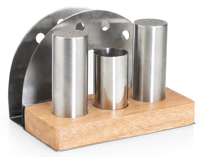 Shengya Luxury Stainless Steel Seasoning Set with Built - In Napkin Holder – Modern Tabletop Organizer - Al Kabayel Discount CentreShengya Luxury Stainless Steel Seasoning Set with Built - In Napkin Holder – Modern Tabletop OrganizerKitchen Utensils & GadgetsSHENGYAAl Kabayel Discount Centre