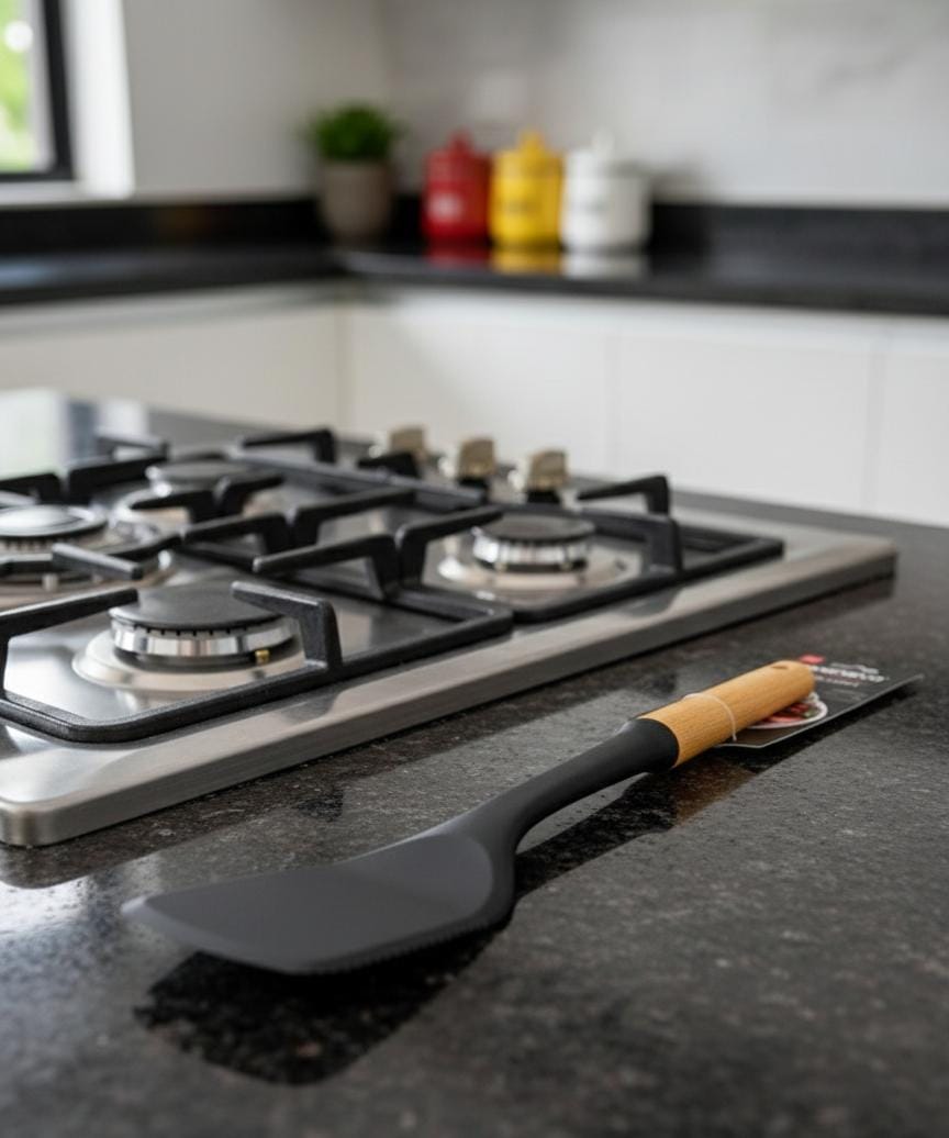 Shengya Non - Stick Silicone Turner with Wooden Handle – Flexible, Heat - Resistant Cooking Spatula (34 cm) - Al Kabayel Discount CentreShengya Non - Stick Silicone Turner with Wooden Handle – Flexible, Heat - Resistant Cooking Spatula (34 cm)Turner SpatulaSHENGYAAl Kabayel Discount Centre