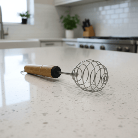 Shengya Stainless Steel Balloon Egg Whisk with Wooden Handle – Perfect for Baking, Mixing & Beating Eggs (25×6 cm) - Al Kabayel Discount CentreShengya Stainless Steel Balloon Egg Whisk with Wooden Handle – Perfect for Baking, Mixing & Beating Eggs (25×6 cm)WhiskSHENGYAAl Kabayel Discount Centre