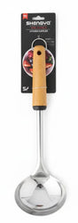 Shengya Stainless Steel Soup Ladle with Wooden Handle – Deep Bowl Design for Soups & Gravies (33 cm) - Al Kabayel Discount CentreShengya Stainless Steel Soup Ladle with Wooden Handle – Deep Bowl Design for Soups & Gravies (33 cm)Ladle SpoonSHENGYAAl Kabayel Discount Centre