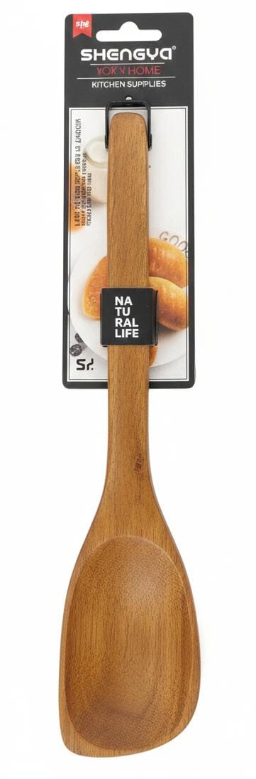 Shengya Traditional Wooden Cooking Spoon – Strong, Smooth & Heat - Resistant Utensil (30 cm) - Al Kabayel Discount CentreShengya Traditional Wooden Cooking Spoon – Strong, Smooth & Heat - Resistant Utensil (30 cm)SpoonsSHENGYAAl Kabayel Discount Centre