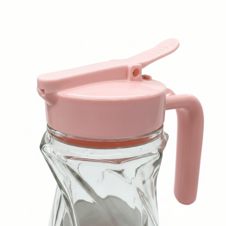 Shishegaran Glass Oil Dispenser with Flip-Top Lid – 350ml - Pink / Yellow / White / Sage Green - Al Kabayel Discount CentreShishegaran Glass Oil Dispenser with Flip-Top Lid – 350ml - Pink / Yellow / White / Sage GreenKitchen Utensils & GadgetsSHISHEGARANAl Kabayel Discount Centre
