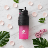 Shuiyinzi Beauty 1200ml Sports Water Bottle – Pink & Black | BPA - Free | Motivational Measurement Markings - Al Kabayel Discount CentreShuiyinzi Beauty 1200ml Sports Water Bottle – Pink & Black | BPA - Free | Motivational Measurement MarkingsWater BottlesSHUIYINZIAl Kabayel Discount Centre