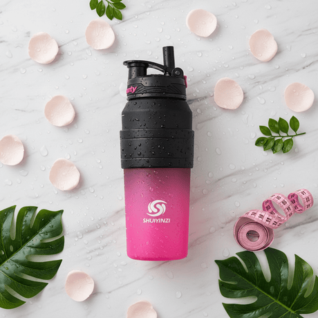 Shuiyinzi Beauty 1200ml Sports Water Bottle – Pink & Black | BPA - Free | Motivational Measurement Markings - Al Kabayel Discount CentreShuiyinzi Beauty 1200ml Sports Water Bottle – Pink & Black | BPA - Free | Motivational Measurement MarkingsWater BottlesSHUIYINZIAl Kabayel Discount Centre