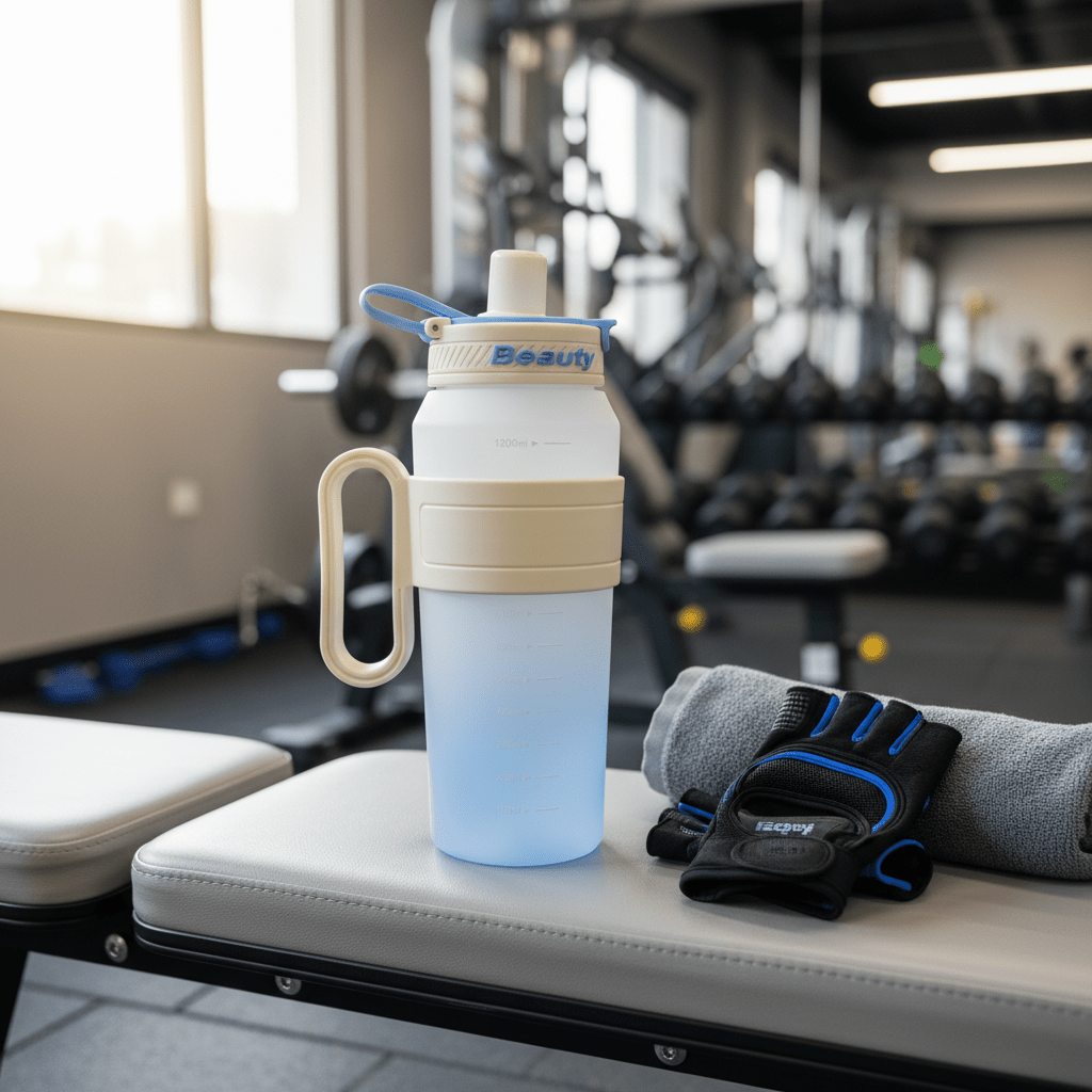 Shuiyinzi "Beauty" Sports Water Bottle – 1200ml | Blue & Cream | BPA - Free Flip - Top with Straw - Al Kabayel Discount CentreShuiyinzi "Beauty" Sports Water Bottle – 1200ml | Blue & Cream | BPA - Free Flip - Top with StrawWater BottlesSHUIYINZIAl Kabayel Discount Centre