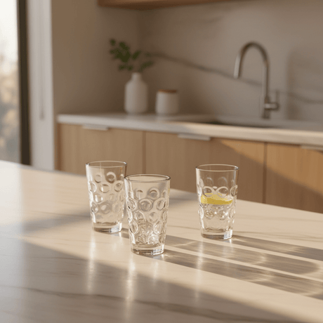 Sigma Premium Clear Drinkware Glass Set – Multipurpose Water & Juice Glasses, 3 Pieces, 250 ml - Al Kabayel Discount CentreSigma Premium Clear Drinkware Glass Set – Multipurpose Water & Juice Glasses, 3 Pieces, 250 mlTumblersSIGMAAl Kabayel Discount Centre