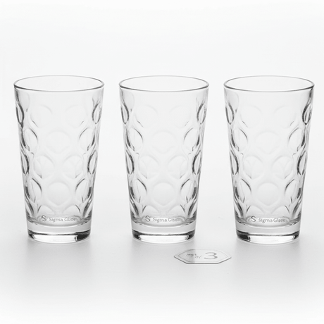 Sigma Premium Clear Drinkware Glass Set – Multipurpose Water & Juice Glasses, 3 Pieces, 250 ml - Al Kabayel Discount CentreSigma Premium Clear Drinkware Glass Set – Multipurpose Water & Juice Glasses, 3 Pieces, 250 mlTumblersSIGMAAl Kabayel Discount Centre