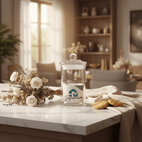 Signature Glass Canister 450ml | Elegant Crystal Lid | Premium Home Storage Jar - Al Kabayel Discount CentreSignature Glass Canister 450ml | Elegant Crystal Lid | Premium Home Storage JarJars & Food SaversSIGNATUREAl Kabayel Discount Centre