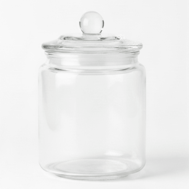 Signature Glass Canister with Crystal Knob Lid — 450ml - Al Kabayel Discount CentreSignature Glass Canister with Crystal Knob Lid — 450mlJars & Food SaversSIGNATUREAl Kabayel Discount Centre