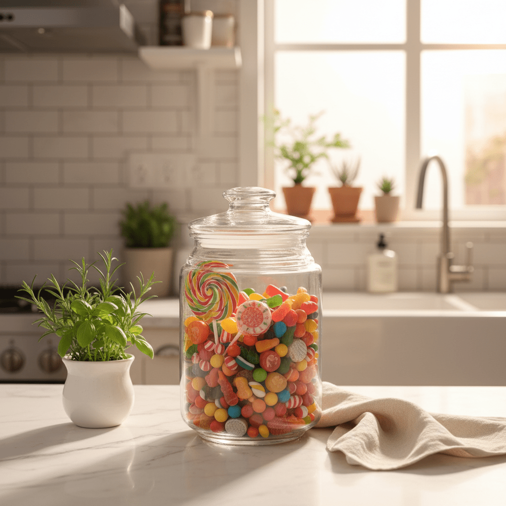 Signature Glass Jar with Lid — 1800ml | Premium Airtight Storage Canister - Al Kabayel Discount CentreSignature Glass Jar with Lid — 1800ml | Premium Airtight Storage CanisterJars & Food SaversSIGNATUREAl Kabayel Discount Centre