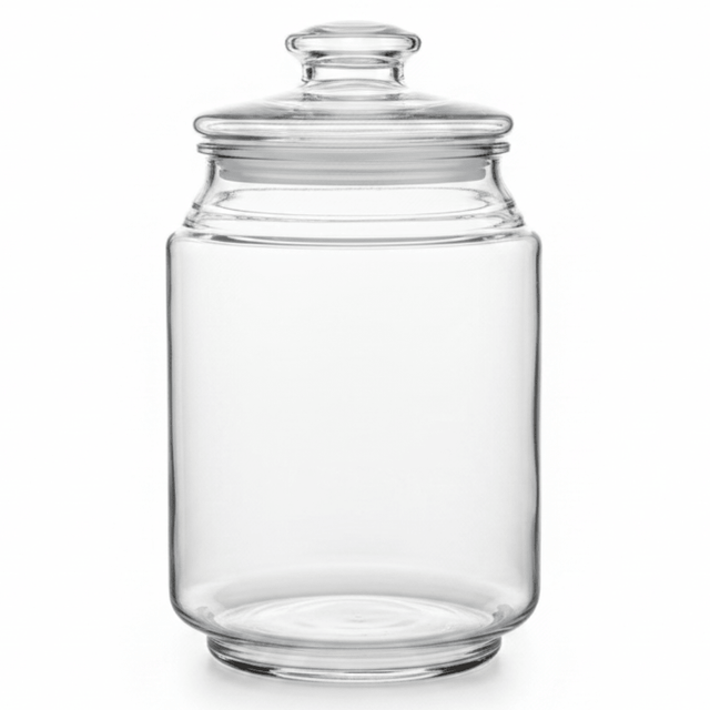 Signature Glass Jar with Lid — 1800ml | Premium Airtight Storage Canister - Al Kabayel Discount CentreSignature Glass Jar with Lid — 1800ml | Premium Airtight Storage CanisterJars & Food SaversSIGNATUREAl Kabayel Discount Centre