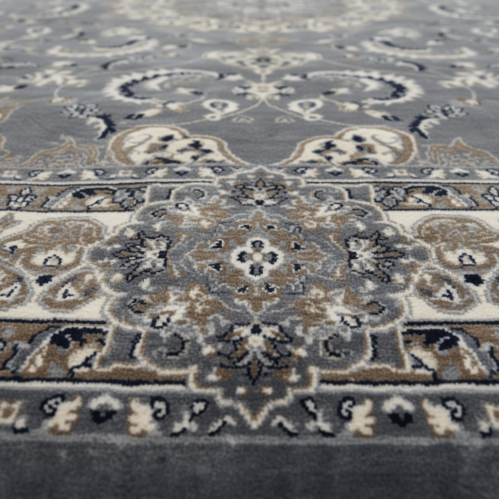 Silk Plaza Dark Grey Polyester Carpet Made in Turkey - 250×350 cm - Al Kabayel Discount CentreSilk Plaza Dark Grey Polyester Carpet Made in Turkey - 250×350 cmMats Carpets & RugsSILK PLAZZAAl Kabayel Discount Centre