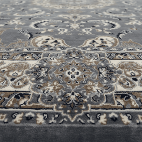 Silk Plaza Dark Grey Polyester Carpet Made in Turkey - 250×350 cm - Al Kabayel Discount CentreSilk Plaza Dark Grey Polyester Carpet Made in Turkey - 250×350 cmMats Carpets & RugsSILK PLAZZAAl Kabayel Discount Centre