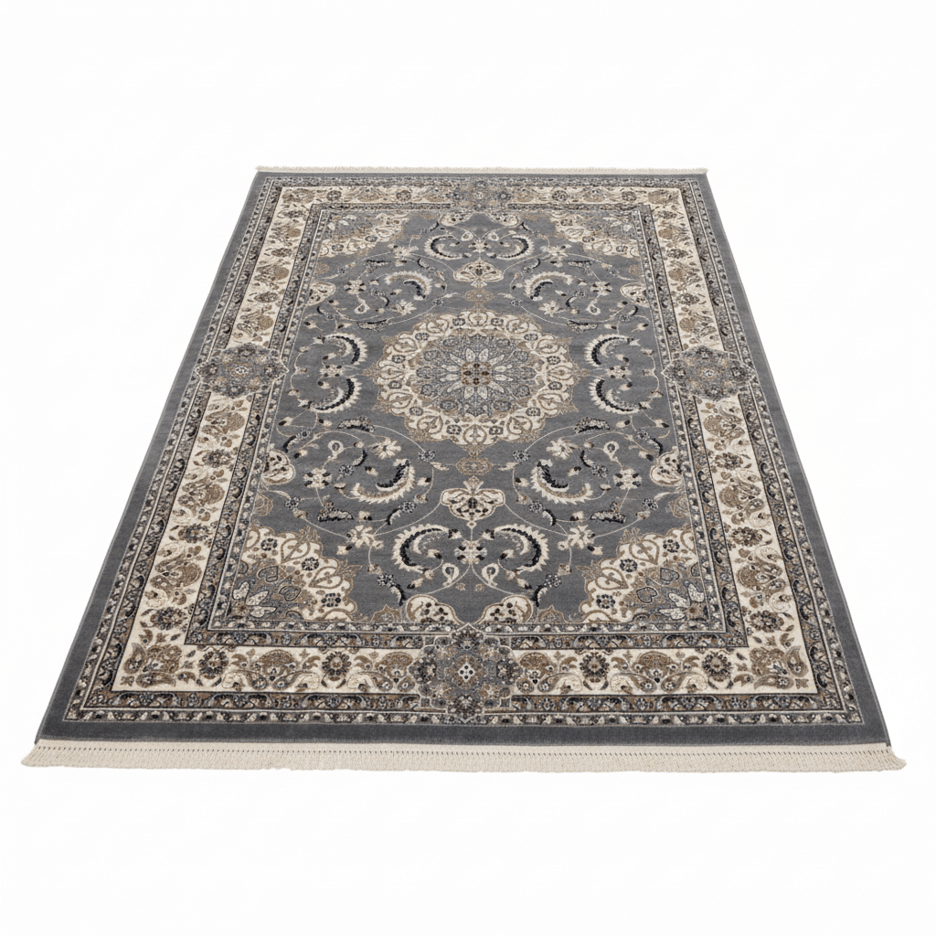 Silk Plaza Dark Grey Polyester Carpet Made in Turkey - 250×350 cm - Al Kabayel Discount CentreSilk Plaza Dark Grey Polyester Carpet Made in Turkey - 250×350 cmMats Carpets & RugsSILK PLAZZAAl Kabayel Discount Centre