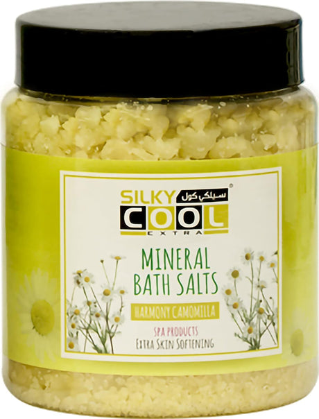 Silky Cool Mineral Bath Salt 750g - Harmony Camomilla - Al Kabayel Discount CentreSilky Cool Mineral Bath Salt 750g - Harmony CamomillaBath & BodySILKY COOLAl Kabayel Discount Centre