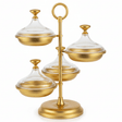 SILU Luxury 4 - Tier Gold Candy & Dessert Stand with Base – Elegant Party & Ramadan Display Stand 30 cm - Al Kabayel Discount CentreSILU Luxury 4 - Tier Gold Candy & Dessert Stand with Base – Elegant Party & Ramadan Display Stand 30 cmServing TraysSILUAl Kabayel Discount Centre